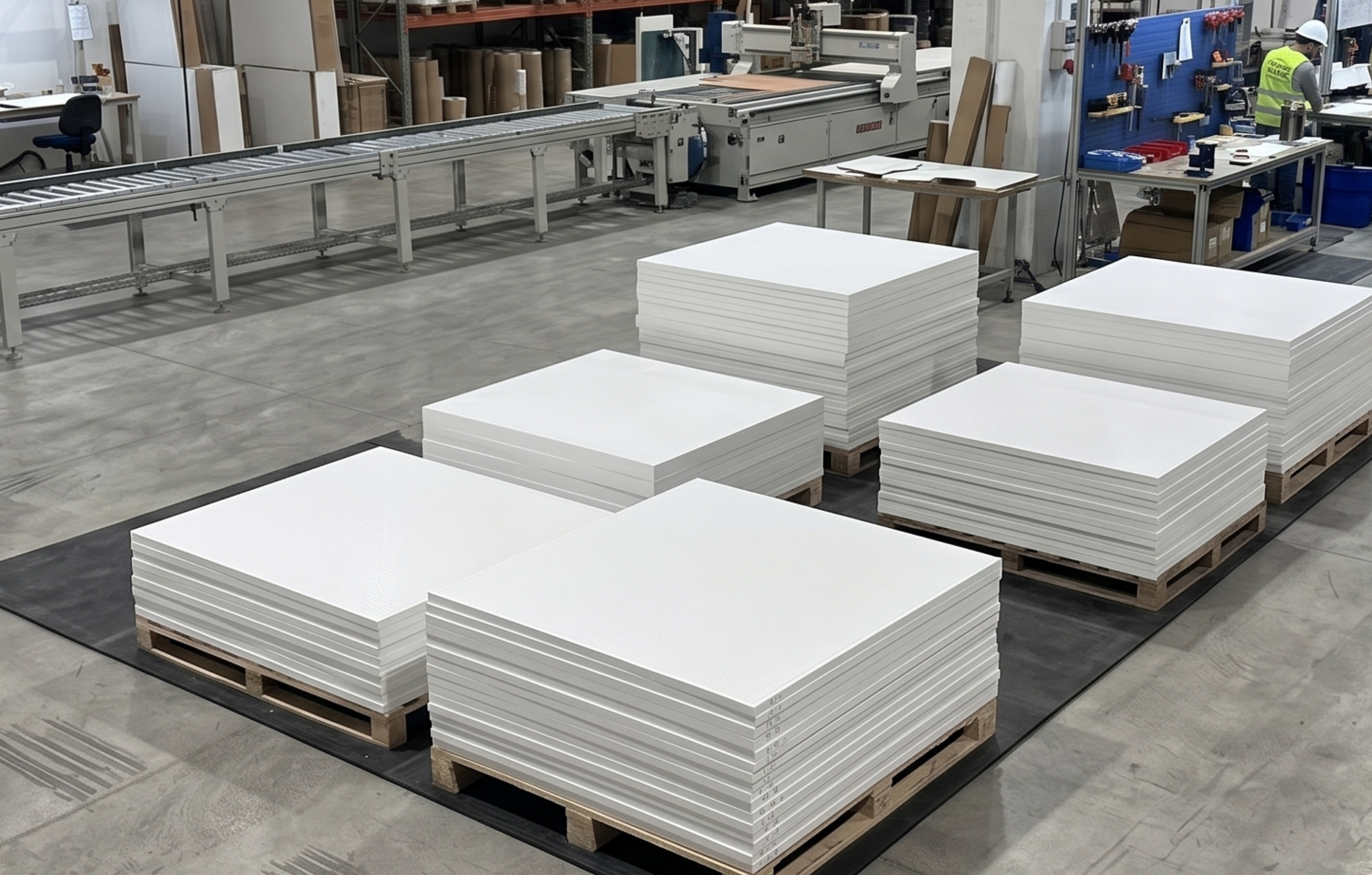 Makina üretiminde kullanılan plastik levhalar